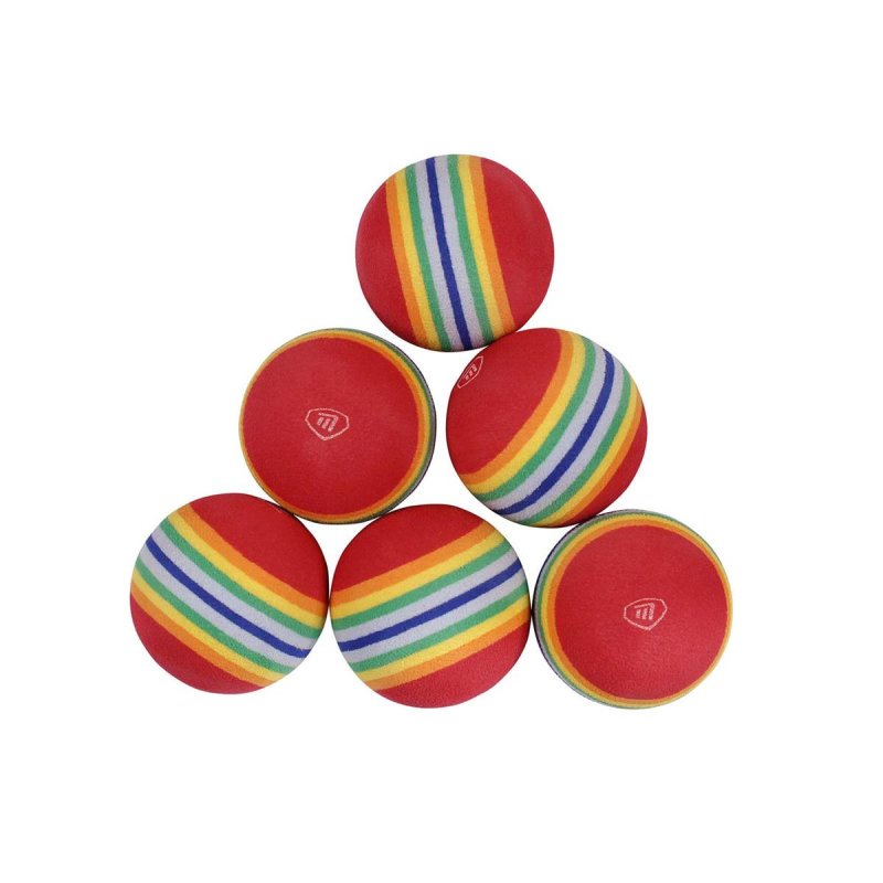 Masters Schaumstoff-Übungsbälle multicolor 6 Bälle