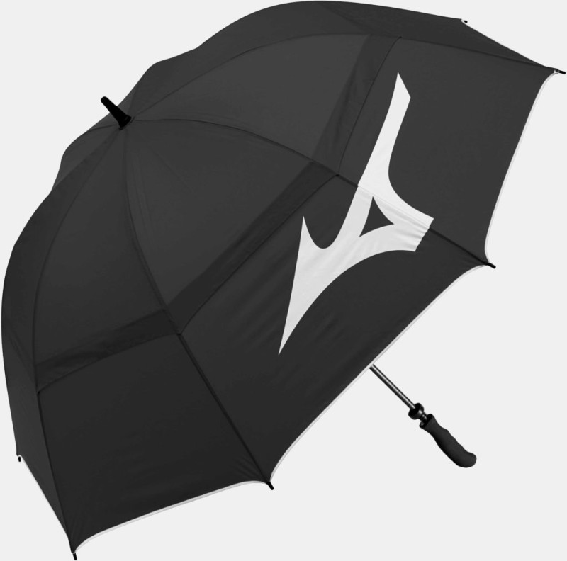 Mizuno Tour Twin Canopy Umbrella | black-white