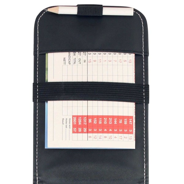 Master Premium Leatherette Scorecard Holder