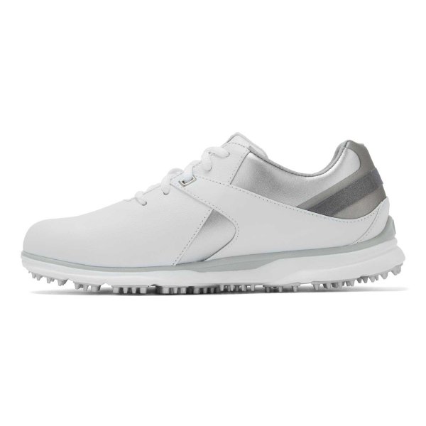 FootJoy PRO SL Golf-Schuh Damen Medium | white-silver, grey EU 36,5