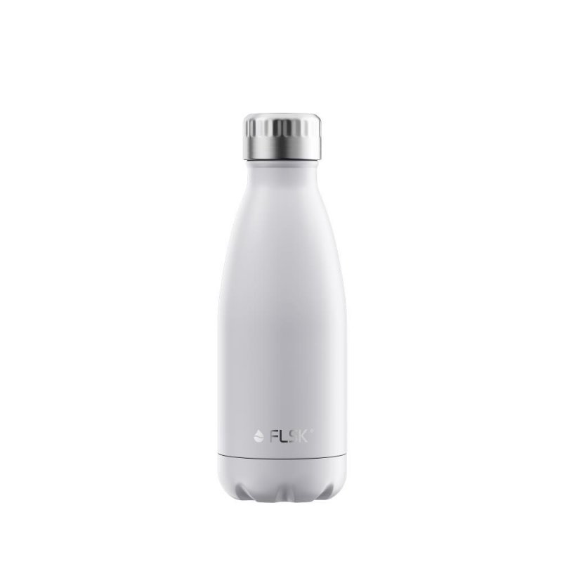 FLSK Edelstahl Trinkflasche | white 350 ml