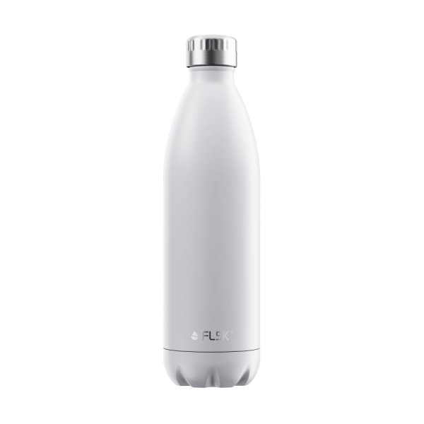 FLSK Edelstahl Trinkflasche | white 1000 ml