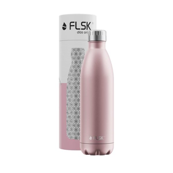 FLSK Edelstahl Trinkflasche | roségold 750 ml
