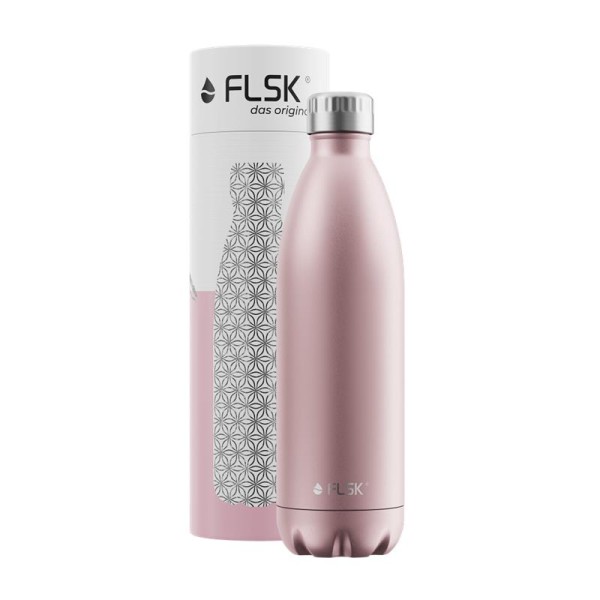 FLSK Edelstahl Trinkflasche | ros&eacute;gold 1000 ml