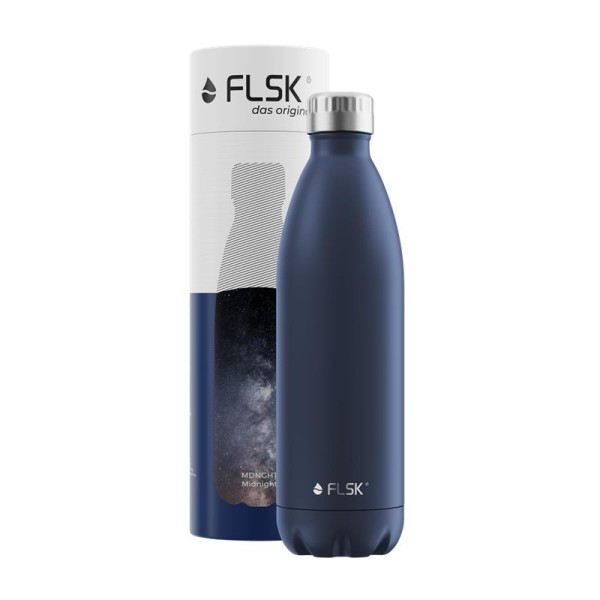 FLSK Edelstahl Trinkflasche | midnight 1000 ml