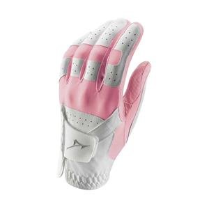Mizuno Stretch Golf-Handschuh Damen | LH white-pink one size