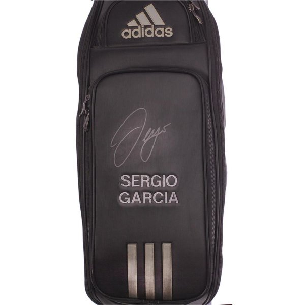 adidas Golf Tour Staff Cart Bag "Sergio Garcia" mit Autogramm