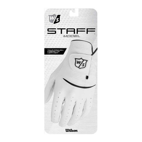 Wilson Staff Staff Model Golf-Handschuhe Herren | LH weiß L