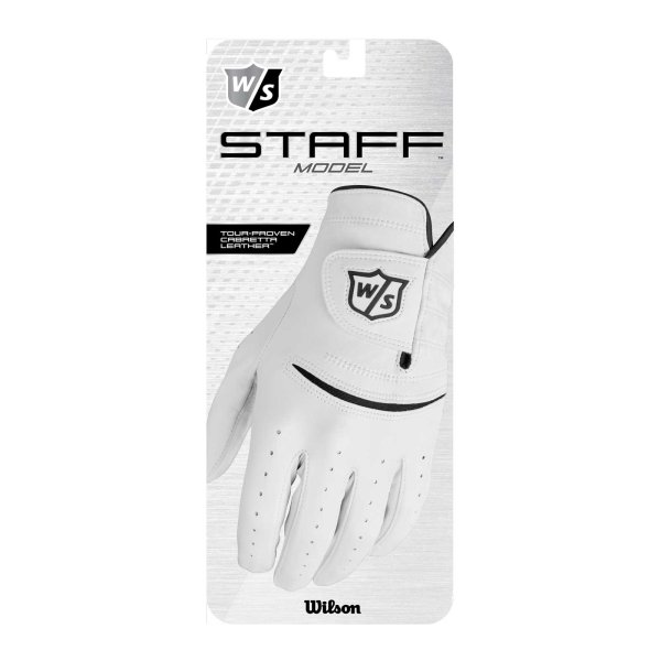 Wilson Staff Staff Model Golf-Handschuhe Herren | LH wei&szlig; L