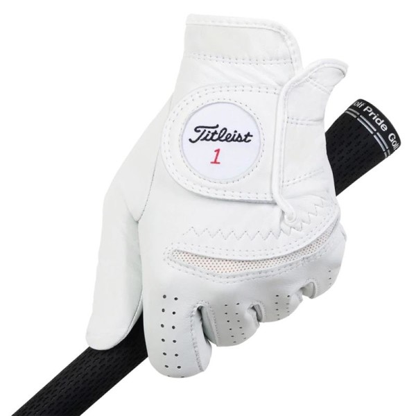 Titleist Permasoft 2020 Golf-Handschuhe Damen LH pearl weiß L