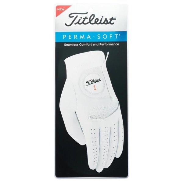 Titleist Permasoft 2020 Golf-Handschuhe Damen LH pearl weiß L