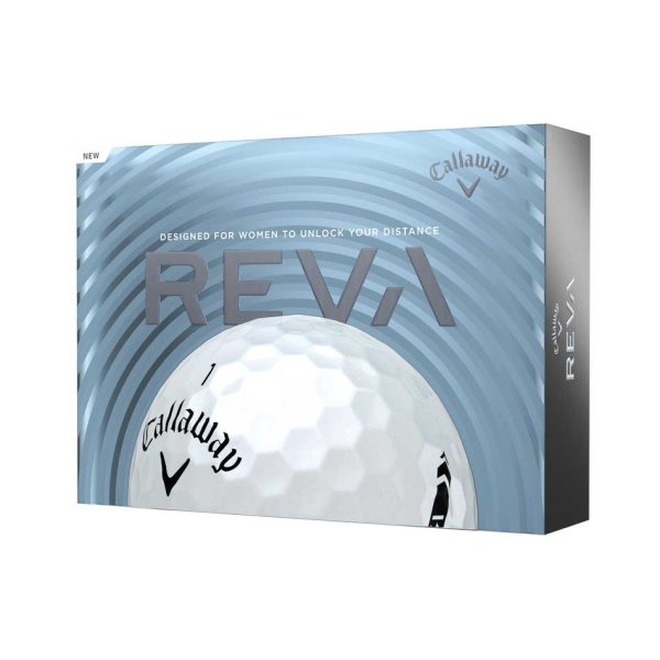 Callaway Reva Golf-Ball | Pearl Weiß 12-Bälle