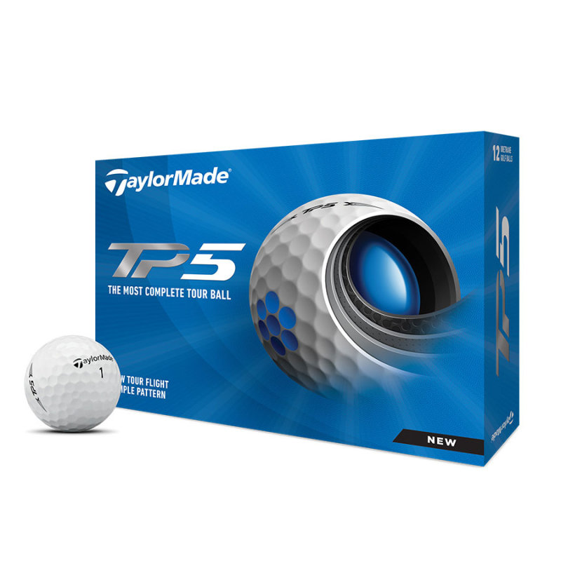 TaylorMade TP5 Golf-Ball | White 12 Bälle