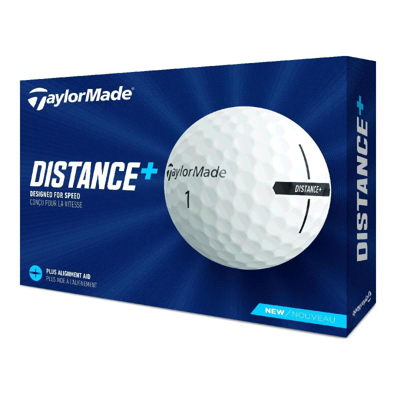 TaylorMade Distance+ Golf-Ball | White