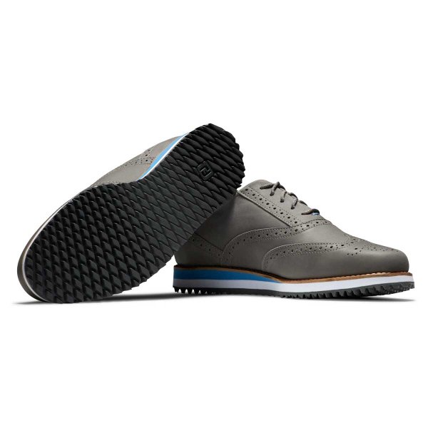 FootJoy SPORT RETRO Golf-Schuh Damen | grey-blue EU 37 Medium