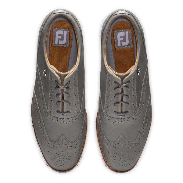 FootJoy SPORT RETRO Golf-Schuh Damen | grey-blue EU 40 Medium