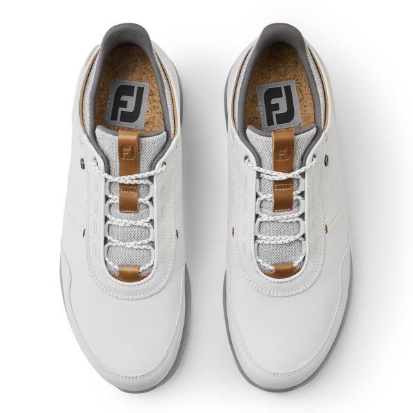 FootJoy STRATOS Golf-Schuh Herren | WHITE EU 40,5 MEDIUM