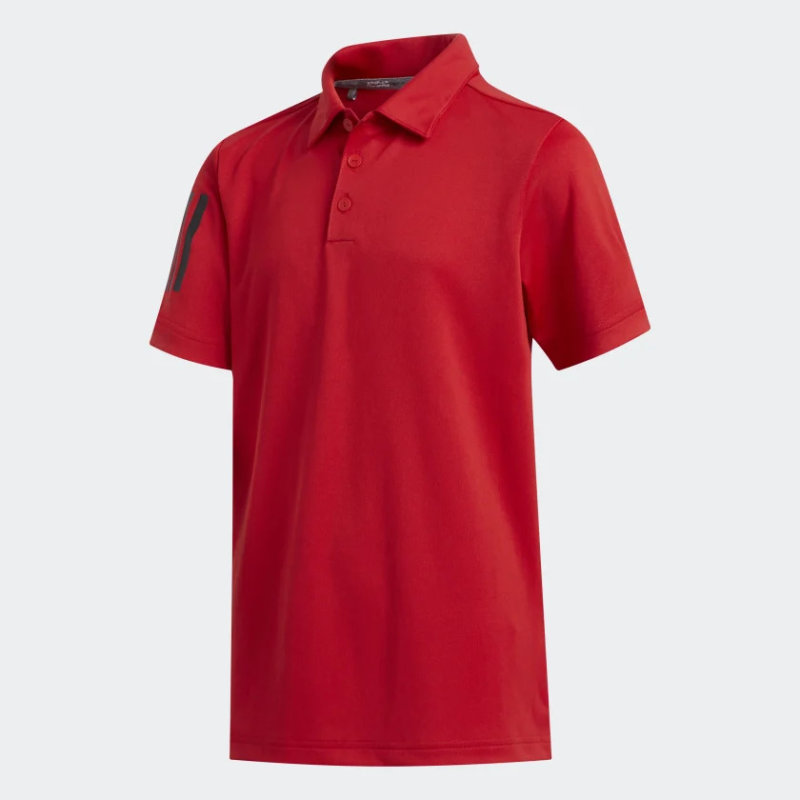 Adidas 3-Streifen Poloshirt Kinder | collegiate red 152