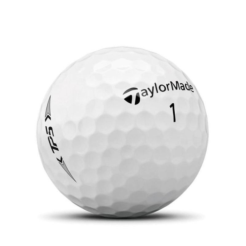 TaylorMade TP5 Golf-Ball White 3 Bälle