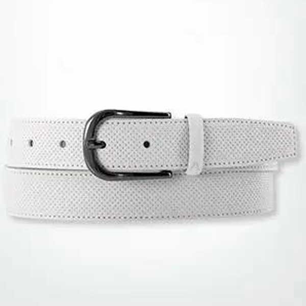 Alberto G&Uuml;RTEL Leather Belt | white-100 80