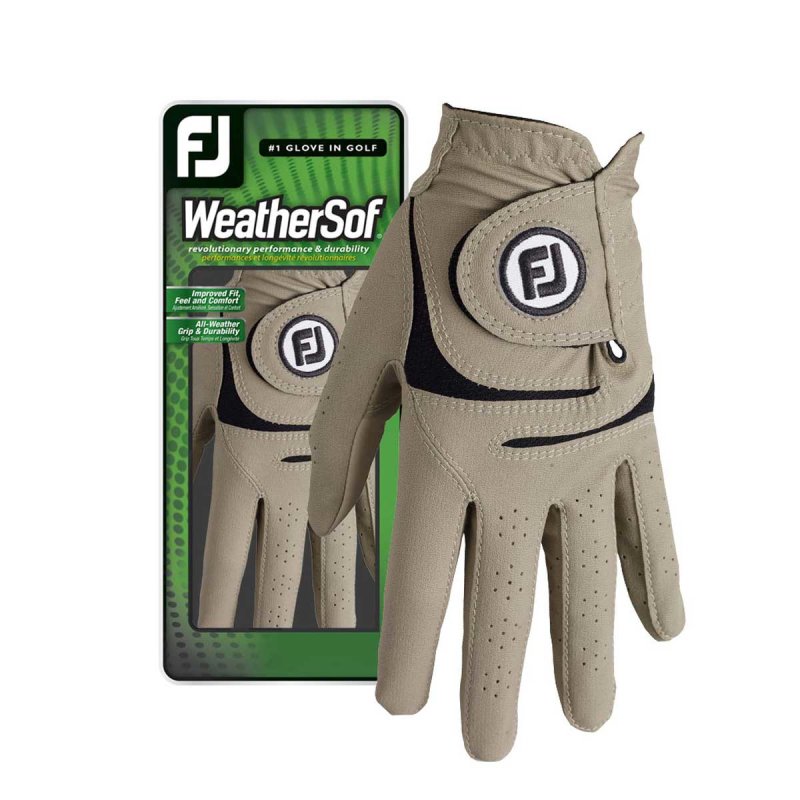 FootJoy WeatherSof Golf-Handschuh Damen | LH S taupe