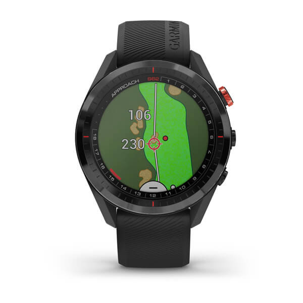 Garmin Approach S62 GPS Golf-Uhr Entfernungsmesser schwarz mit 3 x CT10 im Bundle