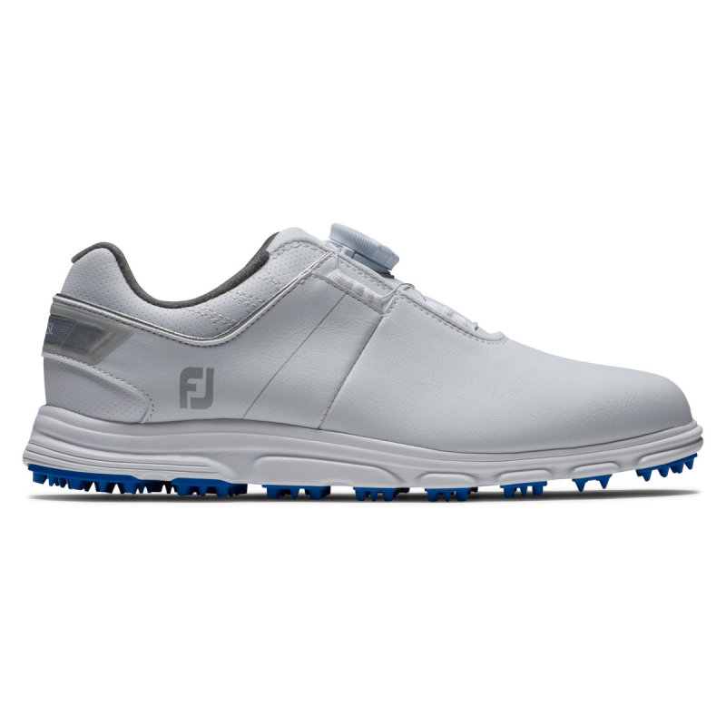 FootJoy Junior Pro SL BOA Golf-Schuh white-blue