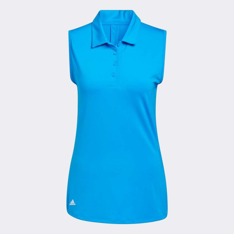 Adidas Ultimate365 Solid Sleeveless Poloshirt Damen | BLURUS S