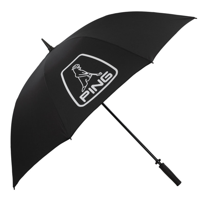 Ping Single Canopy Umbrella 62“ schwarz-weiß