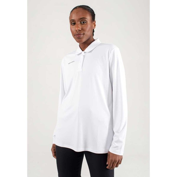 Röhnisch Lynn long sleeve Poloshirt Damen | white M
