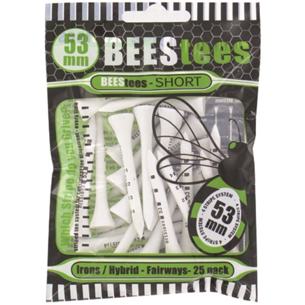 BEEStees Holz-Tees I Small Pack 53 mm 25 Stück