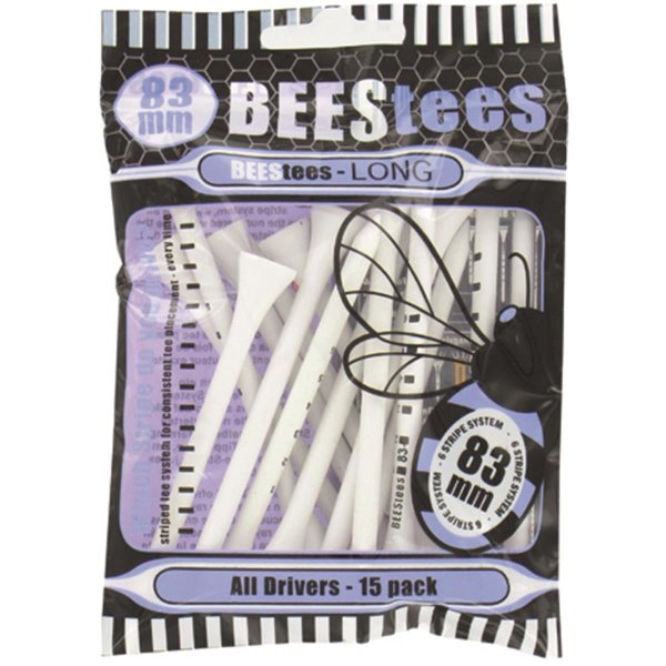 BEEStees Holz-Tees I Small Pack 83 mm 15 Stück