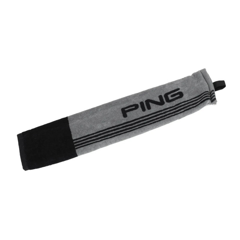 Ping Tri-Fold Schlägertuch 21″x16″grey-black