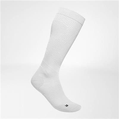 Bauerfeind Run Ultralight Compression Socken Herren I white EU 44 – 46 XL 46 – 51 cm