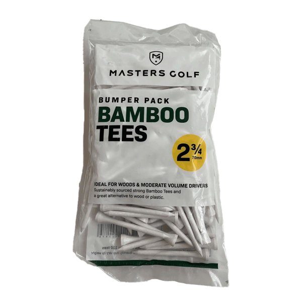 Masters Golf Bamboo Golf Tees Bumper Pack 2 3/4 70 mm 110...