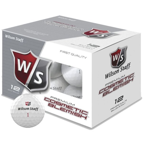 Wilson Staff Duo Soft Premium cosmetic blemish Golf-Ball weiss | 12 Bälle
