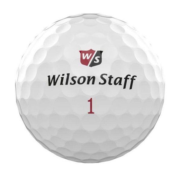 Wilson Staff Duo Soft Premium cosmetic blemish Golf-Ball weiss 12 Bälle