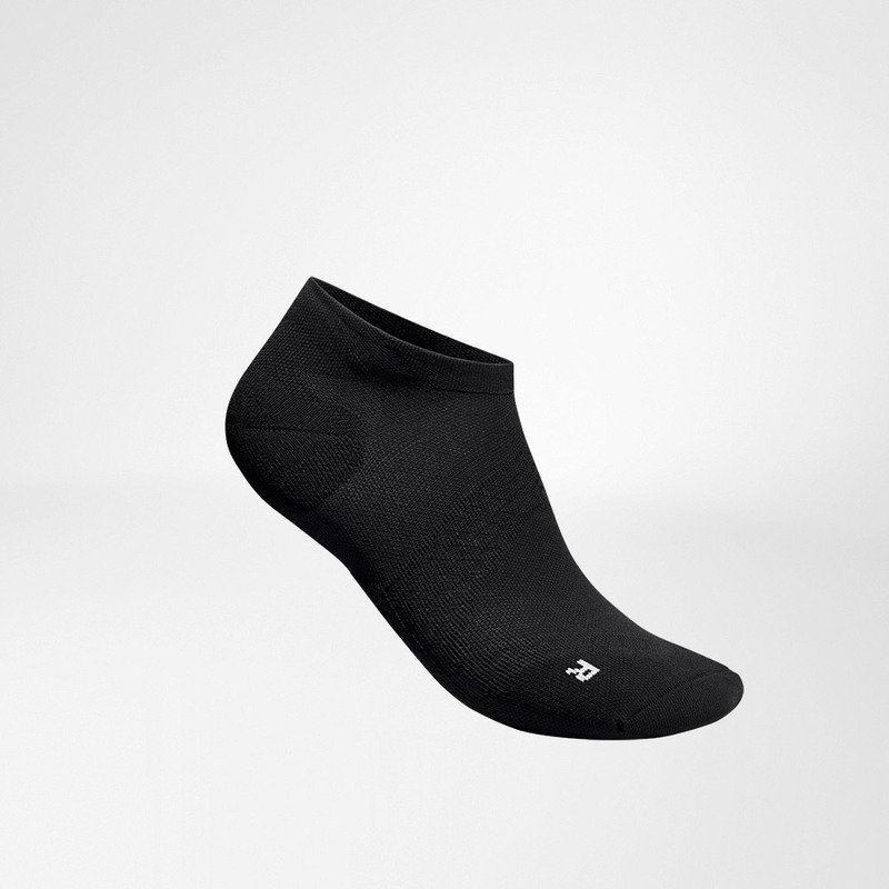 Bauerfeind Run Ultralight low cut Socken Damen | schwarz EU 35 – 37