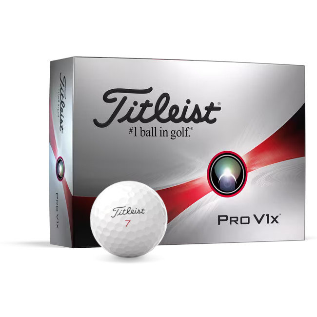 Titleist Pro V1x 2023 Golf-Ball (5,6,7,8) weiß 12 Bälle