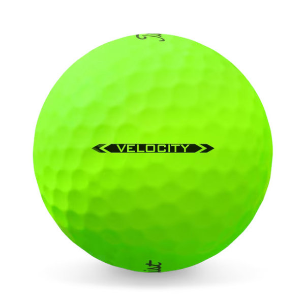 Titleist Velocity Golf-Ball Double Digit matt gr&uuml;n 12 B&auml;lle