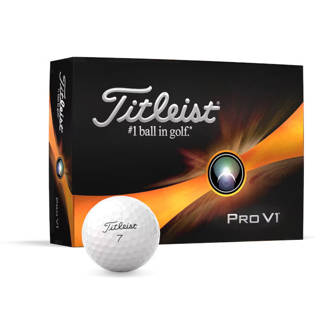 Titleist Pro V1 2023 Golf-Ball (5,6,7,8) weiß 12 Bälle