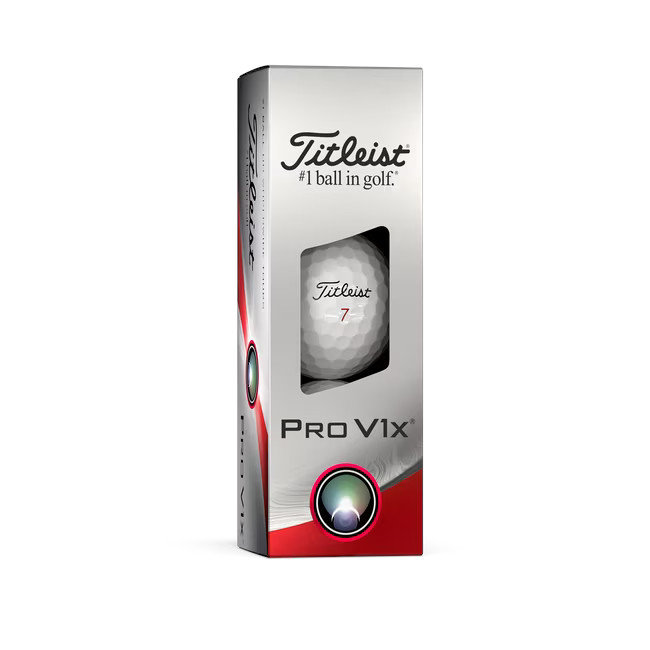 Titleist Pro V1x 2023 Golf-Ball (5,6,7,8) weiß 3 Bälle