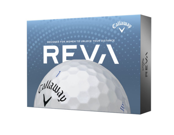 Callaway Reva Golf-Ball Pearl 2023 Weiß 12-Bälle