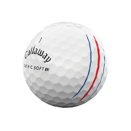 Callaway ERC Soft Triple Track Golf-Ball 2023 Wei&szlig; 12-B&auml;lle