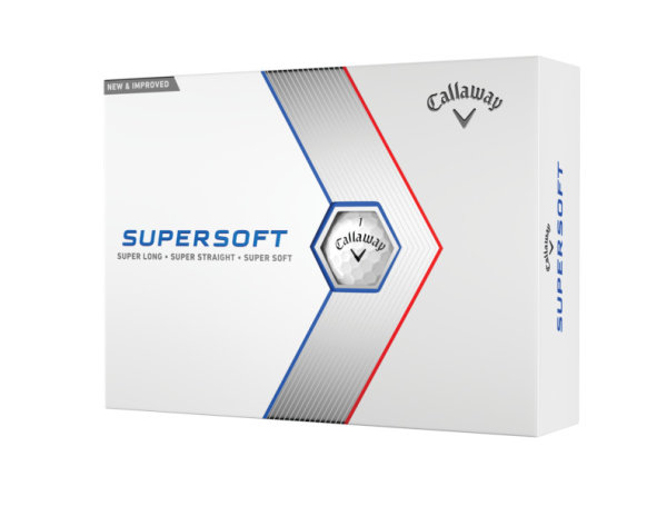 Callaway Supersoft Golf-Ball weiss 2023 12-Bälle