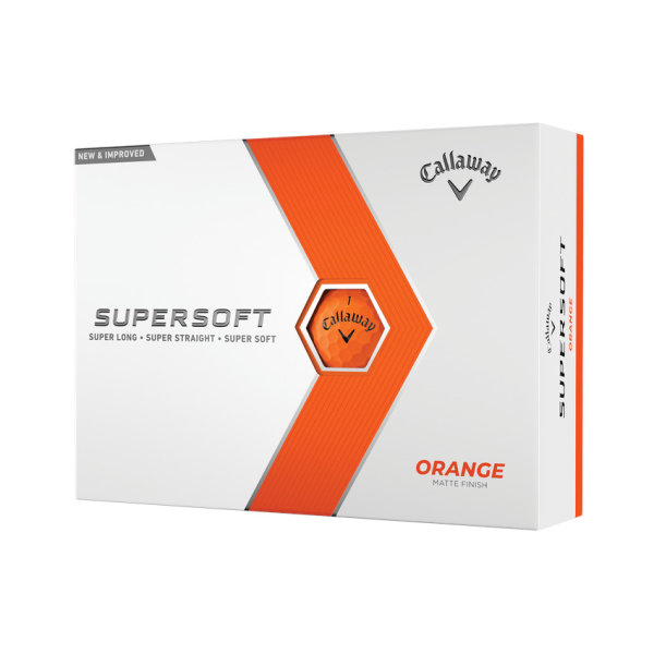 Callaway Supersoft Golf-Ball orange 2023 12-Bälle