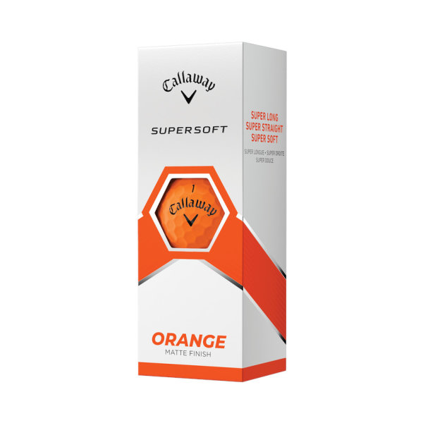 Callaway Supersoft Golf-Ball orange 2023 12-B&auml;lle