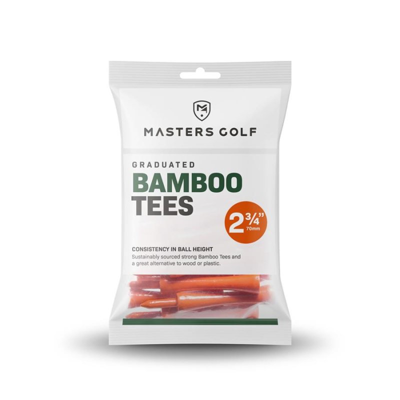 Masters Golf Graduated Bamboo Golf Tees 2 3/4