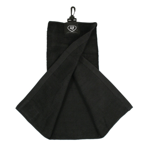 Masters Tri-Fold Towel Schl&auml;gertuch schwarz in Eco Bag