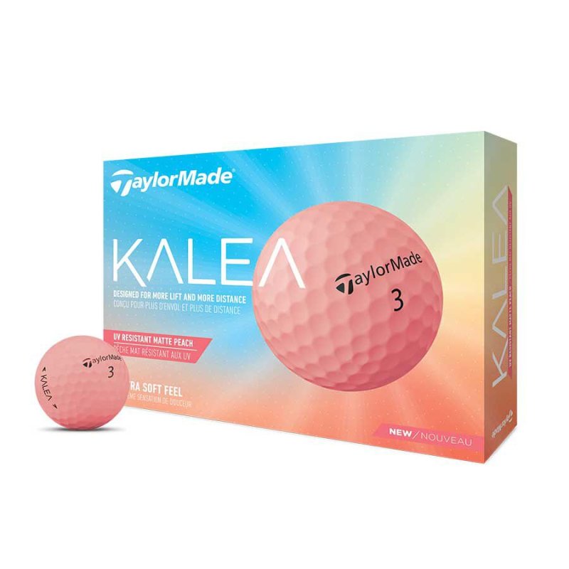 TaylorMade Kalea Golf-Ball 2023 Aprikot 12-Bälle